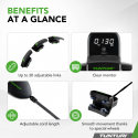 Adjustable hula hoop with weight TUNTURI Smart Adjustable Hula Hoop incl. Display Adjustable hula hoop with weight TUNTURI Smart Adjustable Hula Hoop incl. Display
