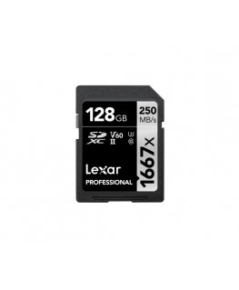 Lexar SDXC, 128 GB UHS-II Class 10