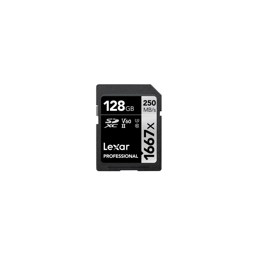 Lexar SDXC, 128 GB UHS-II Class 10