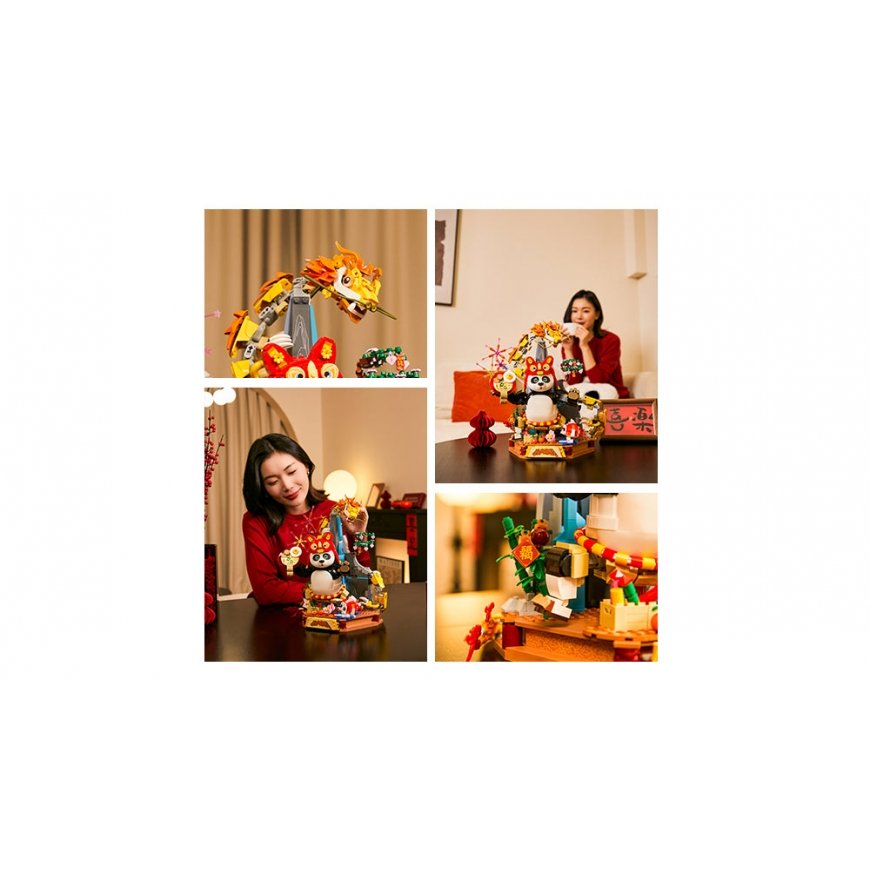 Pantasy KungFu Panda Sitting Baby Series--Zhen Construction Set