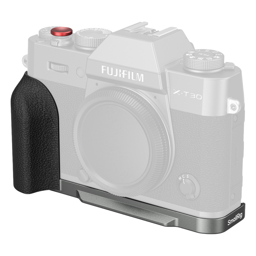 SmallRig 5665 L-kujuline kinnitustahvel silikoonkäepidemega FUJIFILM X-T30 / T30 II / T30 III kivihall – 2