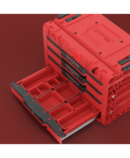 Q-Brick Tool Box with Drawers Qbrick System PRIME DRAWER 4 TOOLBOX EXPERT Red Ultra HD Custom