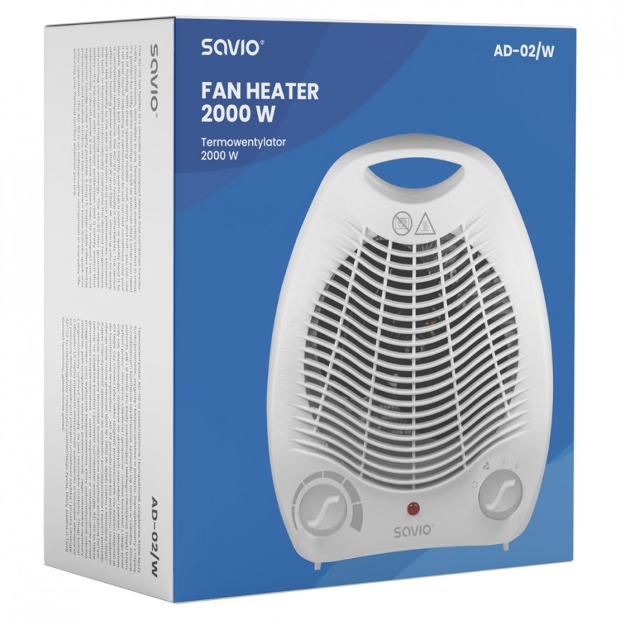 Savio AD-02 W buitinis ventiliatorius Balta – 4
