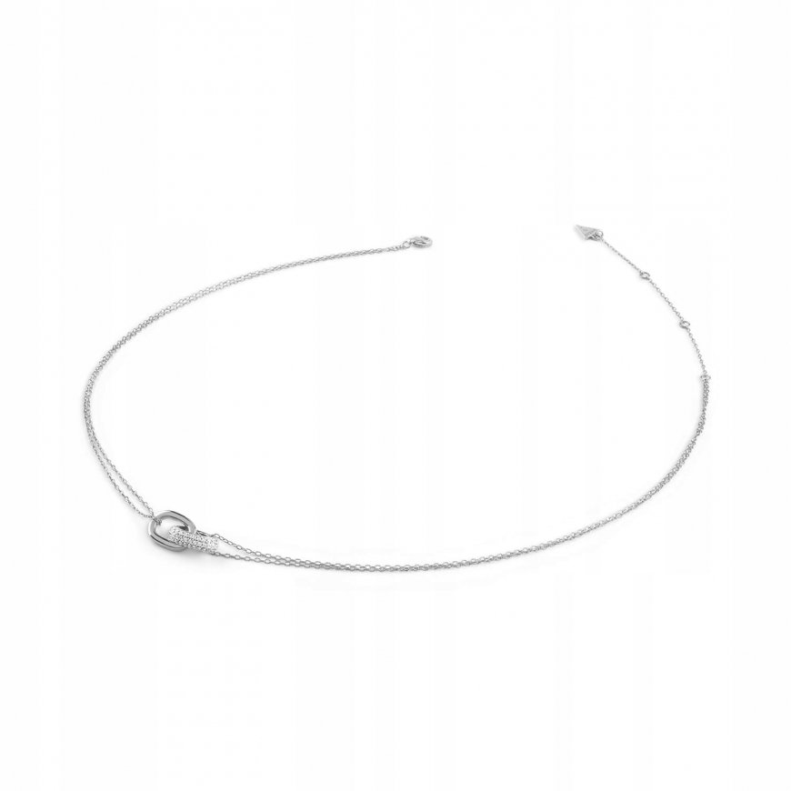 Guess Double hopeinen riipus kuution zirkoniaa Nuances JSBN04550JWRHT/U – 2