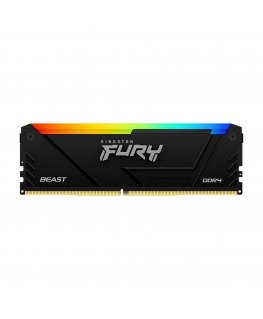 Kingston Technology FURY Beast RGB atminties modulis 8 GB 1 x 8 GB DDR4 3600 MT/s