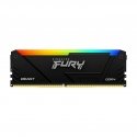 Kingston Technology FURY Beast RGB mälumoodul 8 GB 1 x 8 GB DDR4 3600 MT/s Kingston Technology FURY Beast RGB mälumoodul 8 GB 1 x 8 GB DDR4 3600 MT/s