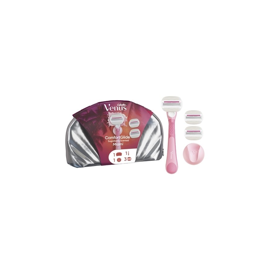 Gillette Venus ComfortGlide Sugarberry dāvanas komplekts skuveklis sievietēm