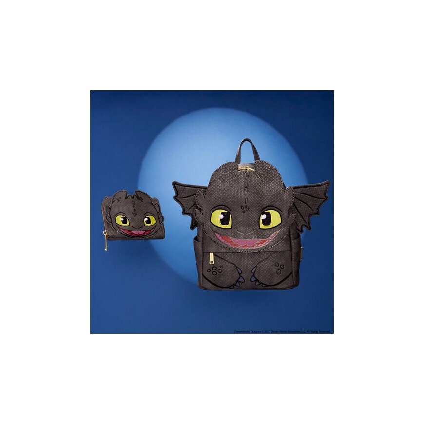 Loungefly How to Train Your Dragon Toothless backpack 25cm
