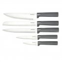 6-piece knife set with acacia block, stainless steel, Klausberg, 6-piece knife set with acacia block, stainless steel, Klausberg,