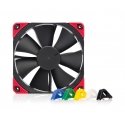 Noctua NF-F12 PWM chromax.black.swap Kompiuterio korpusui Ventiliatorius 12 cm Juoda