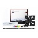 Noctua NF-F12 PWM chromax.black.swap Kompiuterio korpusui Ventiliatorius 12 cm Juoda