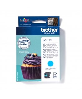 Brother LC123C ink cartridge 1 pc(s) Original Cyan