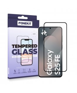 FoneKit Full Cover защитное стекло, Samsung Galaxy S25 FE