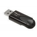 PNY Attaché 4 2.0 128GB USB atmintukas USB A tipo Juoda PNY Attaché 4 2.0 128GB USB atmintukas USB A tipo Juoda