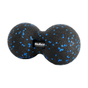 Duoball Double Massage Ball 12cm, black and blue, EPP material, REBEL ACTIVE Duoball Double Massage Ball 12cm, black and blue, EPP material, REBEL ACTIVE
