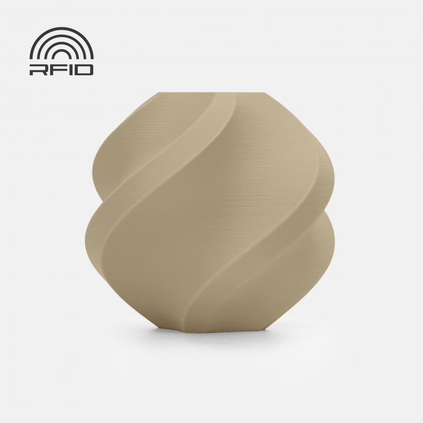 BambuLab Bambu Lab PLA матовый пластик 1.75mm 1kg - поставляется с многоразовой катушкой - Desert Tan