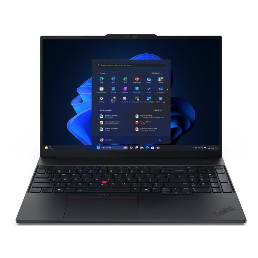 Nešiojamas kompiuteris LENOVO NTB ThinkPad E16 G3 – Ultra7 255H, 16" WUXGA, 32GB, 1TB SSD, IRkamera, W11P