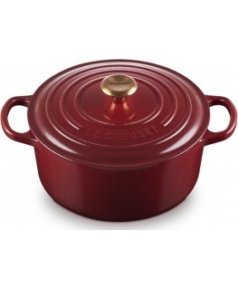 Le Creuset Ümmargune küpsemisplaat „Signature“, 22 cm, punane