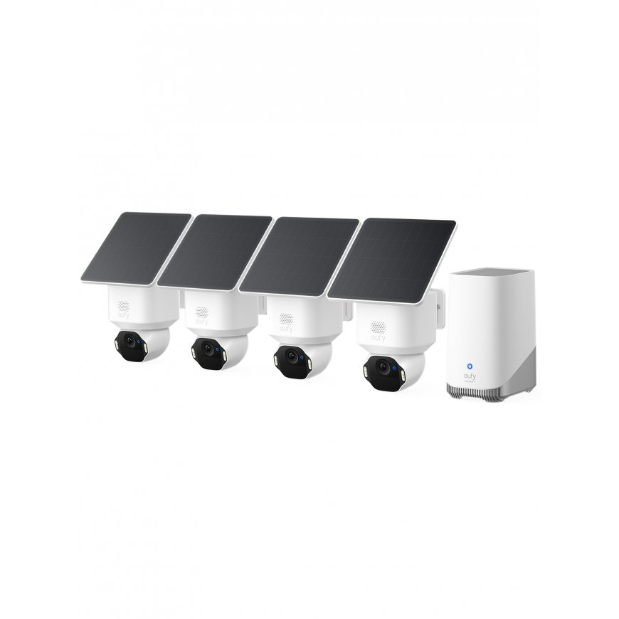 Eufy SoloCam E42 + HomeBase S380 Lode (forma) IP drošības kamera Iekštelpu un āra 3840 x 2160 pikseļ