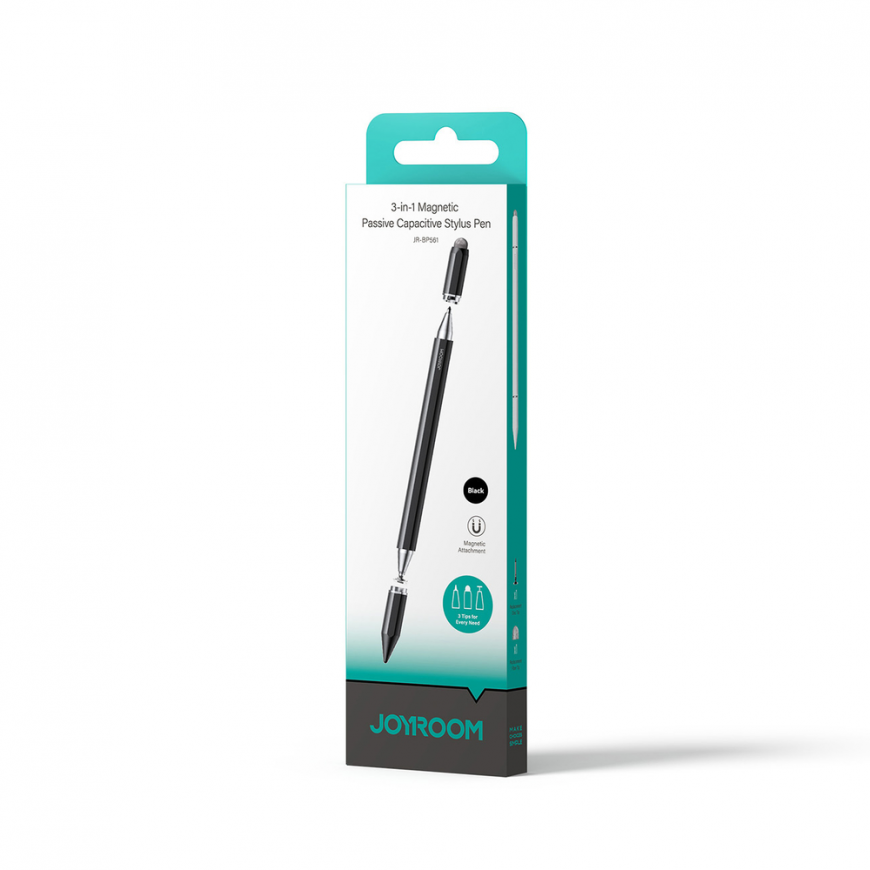 Joyroom JR-BP561 3-in-1 Passive Magnetic Capacitive Stylus - Bla – 4
