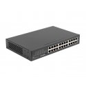 Lanberg RSGE-24 network switch Unmanaged Gigabit Ethernet (10/100/1000) 1U Black