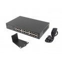 Lanberg RSGE-24 сетевой коммутатор Неуправляемый Gigabit Ethernet (10/100/1000) 1U Черный Lanberg RSGE-24 сетевой коммутатор Неуправляемый Gigabit Ethernet (10/100/1000) 1U Черный