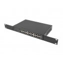 Lanberg RSGE-24 сетевой коммутатор Неуправляемый Gigabit Ethernet (10/100/1000) 1U Черный Lanberg RSGE-24 сетевой коммутатор Неуправляемый Gigabit Ethernet (10/100/1000) 1U Черный