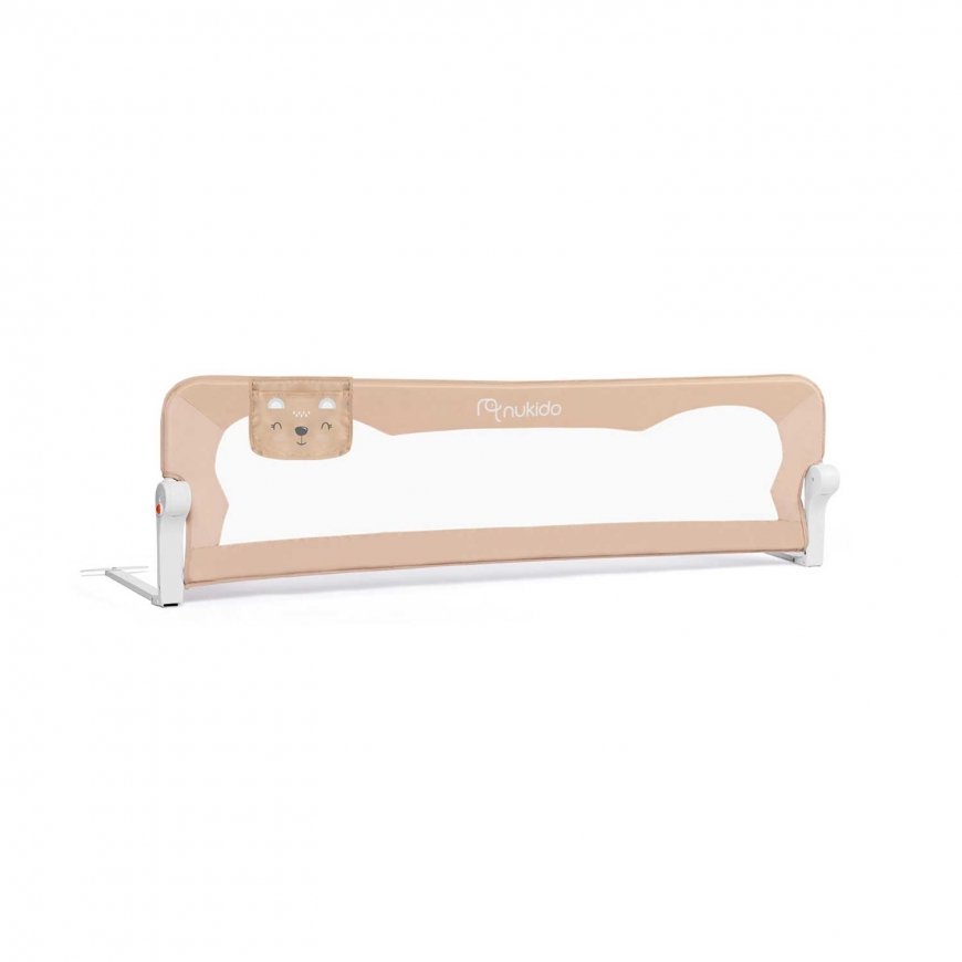 Nukido Bed Safety Rail 150 x 42 x 35 cm, Sand Color
