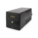 Digitus DN-170074 UPS-virtalähde Linjainteraktiivinen 0,6 kVA 600 W 4 AC-pistorasia(a)