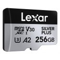 Lexar Professional SILVER PLUS 256 GB MicroSDXC UHS-I Luokka 3 Lexar Professional SILVER PLUS 256 GB MicroSDXC UHS-I Luokka 3