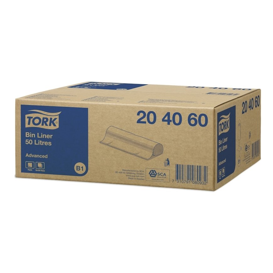 Tork 204060 trash bag 50 L Transparent 25 pc(s) – 2