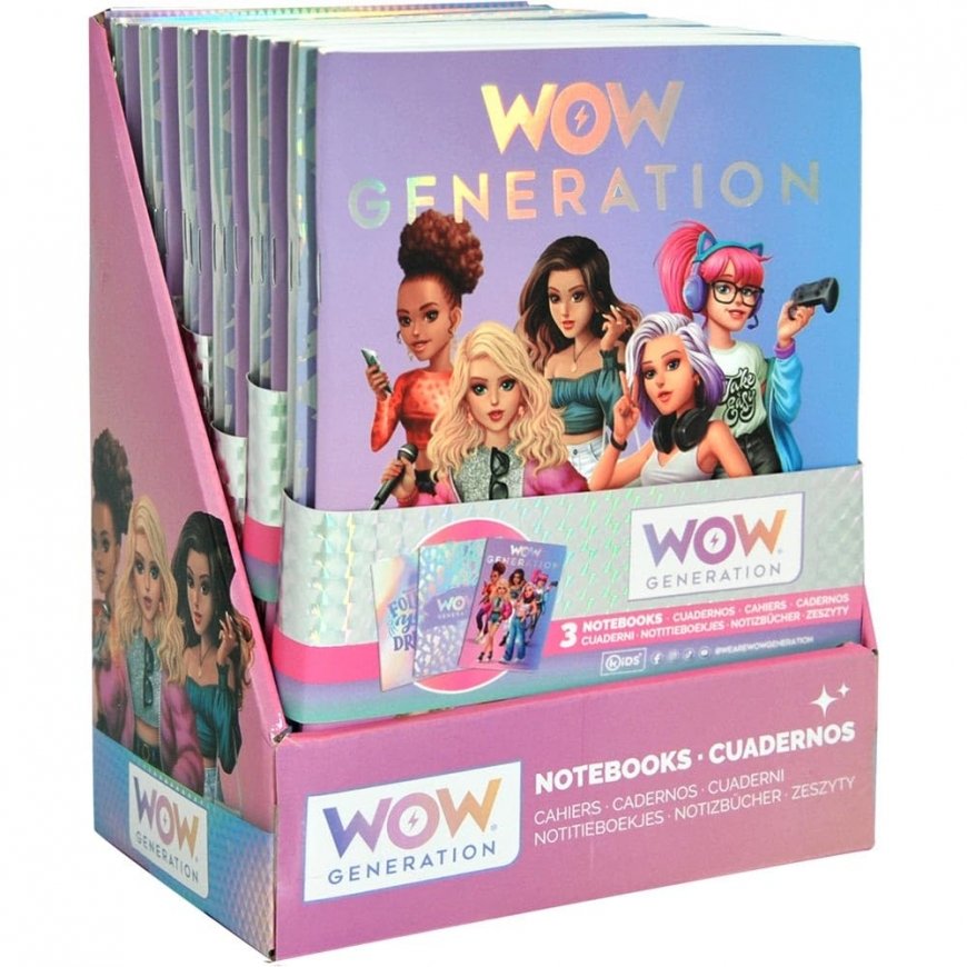 Kids Licensing Wow Generation Moedisainer Annie A5 märkmik – 2