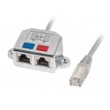Lanberg AD-0026-S сетевой разделитель Серебристый Lanberg AD-0026-S сетевой разделитель Серебристый