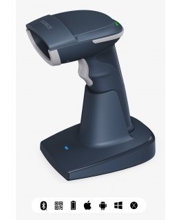 Inateck BCST-54 Käeshoitav vöötkoodiluger 1D/2D CMOS Sinine, Hall