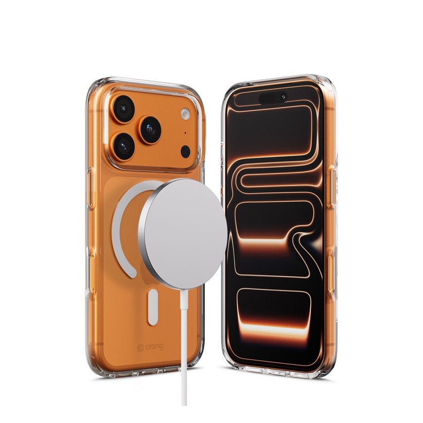 Crong Clear MAG Cover matkapuhelimen suojakotelo 16 cm (6.3") Suojus Läpinäkyvä