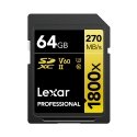 Lexar LSD1800064G-BNNNG muistikortti 64 GB SDXC UHS-II Luokka 10 Lexar LSD1800064G-BNNNG muistikortti 64 GB SDXC UHS-II Luokka 10