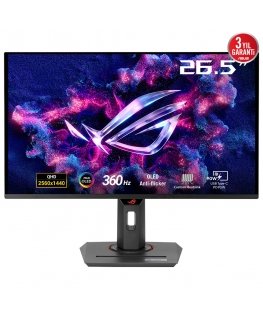 ASUS ROG Strix OLED XG27ACDNG tietokoneen litteä näyttö 67,3 cm (26.5") 2560 x 1440 pikseliä Quad HD QD-OLED musta