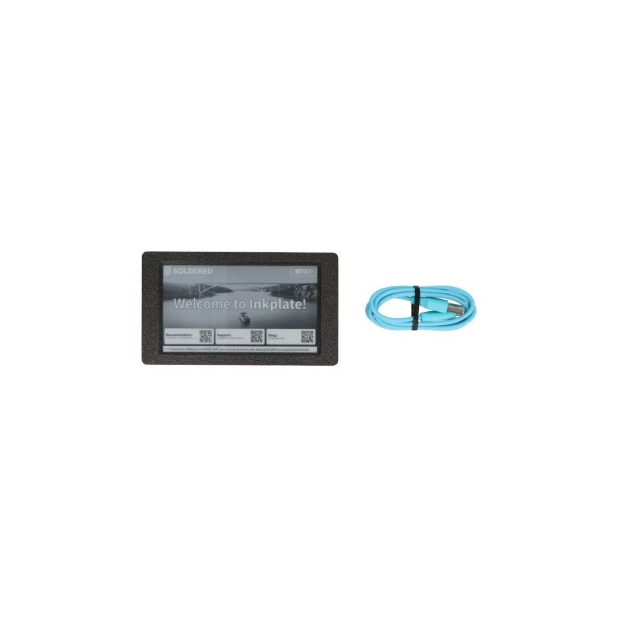 Soldered 5 ink plate with case and battery - 5.2-inch 960x540 pixel e-paper display - ESP32 - Compatible with Arduino - Soldered – 2