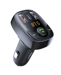 Rock Transmiter FM B301 MP3, Bluetooth - 2xUSB + Type C + micro