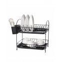 Trauku žāvētājs Rosberg 55R53000EB, melns, 34×23×35.5 cm Trauku žāvētājs Rosberg 55R53000EB, melns, 34×23×35.5 cm