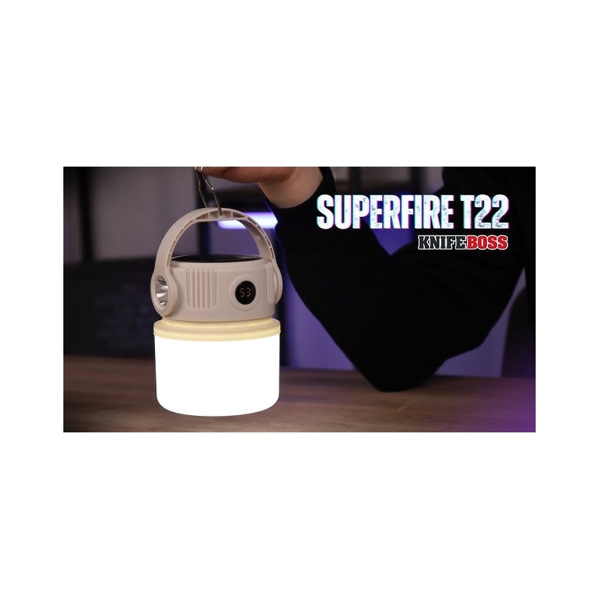 Stovyklos šviesa T22 Superfire
