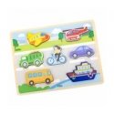 Viga Toys Medinė Montessori lavinamoji lentelė Atradimų ir mokymosi namelis VIGA