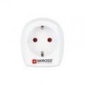 Skross 1.500230-E elektriskās kontaktdakšas adapters D tips (UK) C tips (Eiropas standarta kontaktda Skross 1.500230-E elektriskās kontaktdakšas adapters D tips (UK) C tips (Eiropas standarta kontaktda