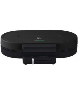 Zyle ZY314B Double Waffle Maker, Black, 1300 W