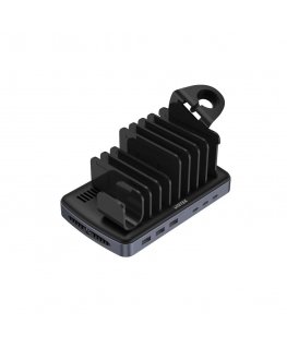 UNITEK HP6 Universalus Juoda, Sidabras AC Spartusis įkrovimas Automatinis, Vidaus, Lauke
