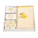 Pull-along yellow duck with a pink bunny Woopie Baby