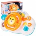 Traukiamā dzeltenā anttīte ar rozā trušīti Woopie Baby Traukiamā dzeltenā anttīte ar rozā trušīti Woopie Baby