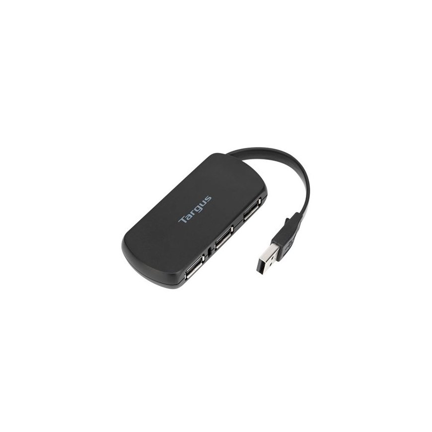 Targus ACH114EU keskitin USB 2.0 480 Mbit/s musta