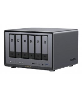 Ugreen NASync DXP6800 Pro NAS Kompakti Intel® Core™ i5 i5-1235U 8 GB DDR5 0 TB UGOS Pro musta