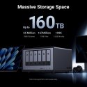 Ugreen NASync DXP6800 Pro NAS Kompakts Intel® Core™ i5 i5-1235U 8 GB DDR5 0 TB UGOS Pro Melns Ugreen NASync DXP6800 Pro NAS Kompakts Intel® Core™ i5 i5-1235U 8 GB DDR5 0 TB UGOS Pro Melns